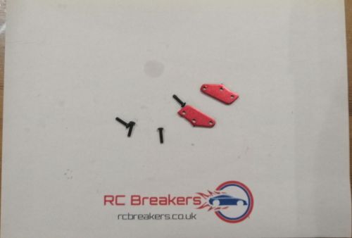 Red Aluminium Steering Plates (2PCs) - AR340072