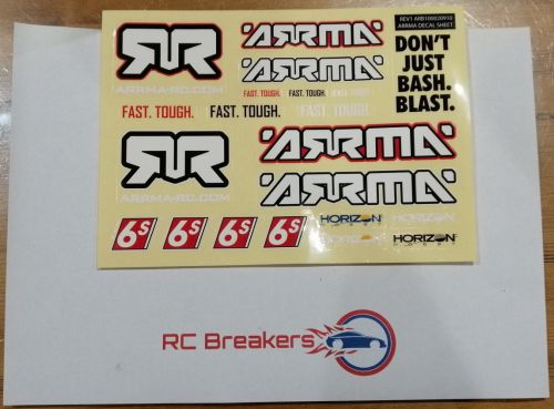 Arrma Decal / Sticker Sheet