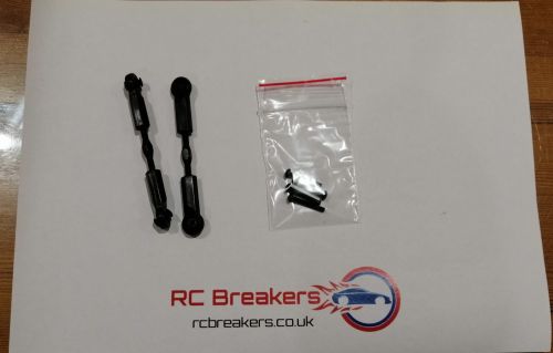 Steel Turnbuckle M4x48mm (2PCs) with Rod Ends for Front or Rear Suspension  - AR330542 AR330470